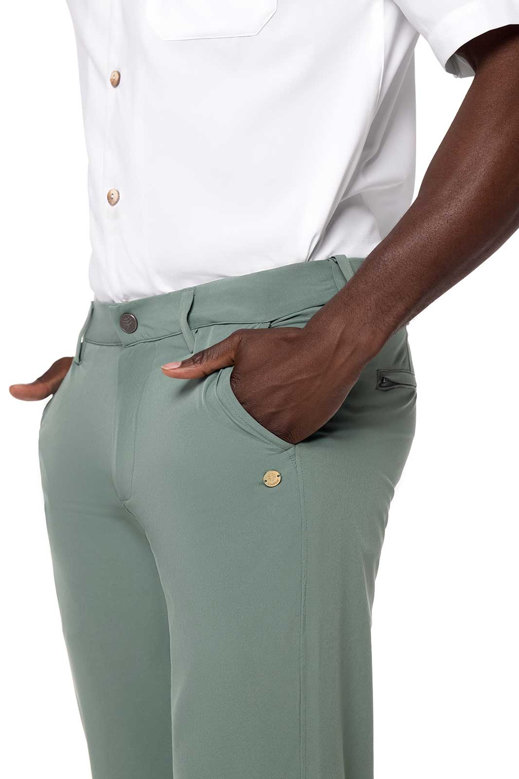 Men's West Travel Pants | Pine Green