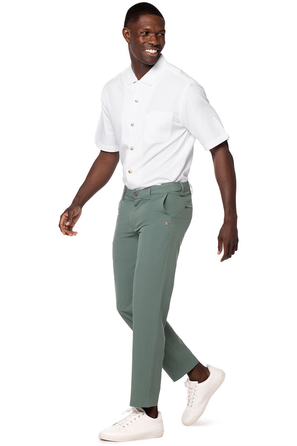 Men's West Travel Pants | Pine Green