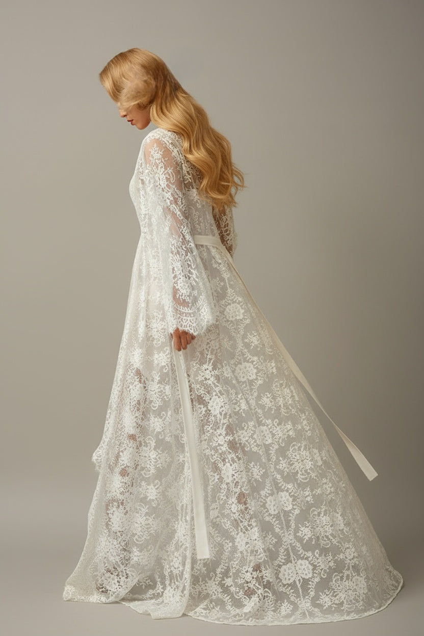 Silky Satin Lace Nightgown