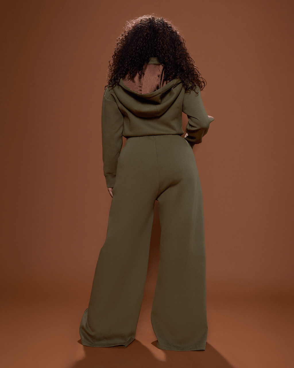 Green Satin Ancient Jumpsuit