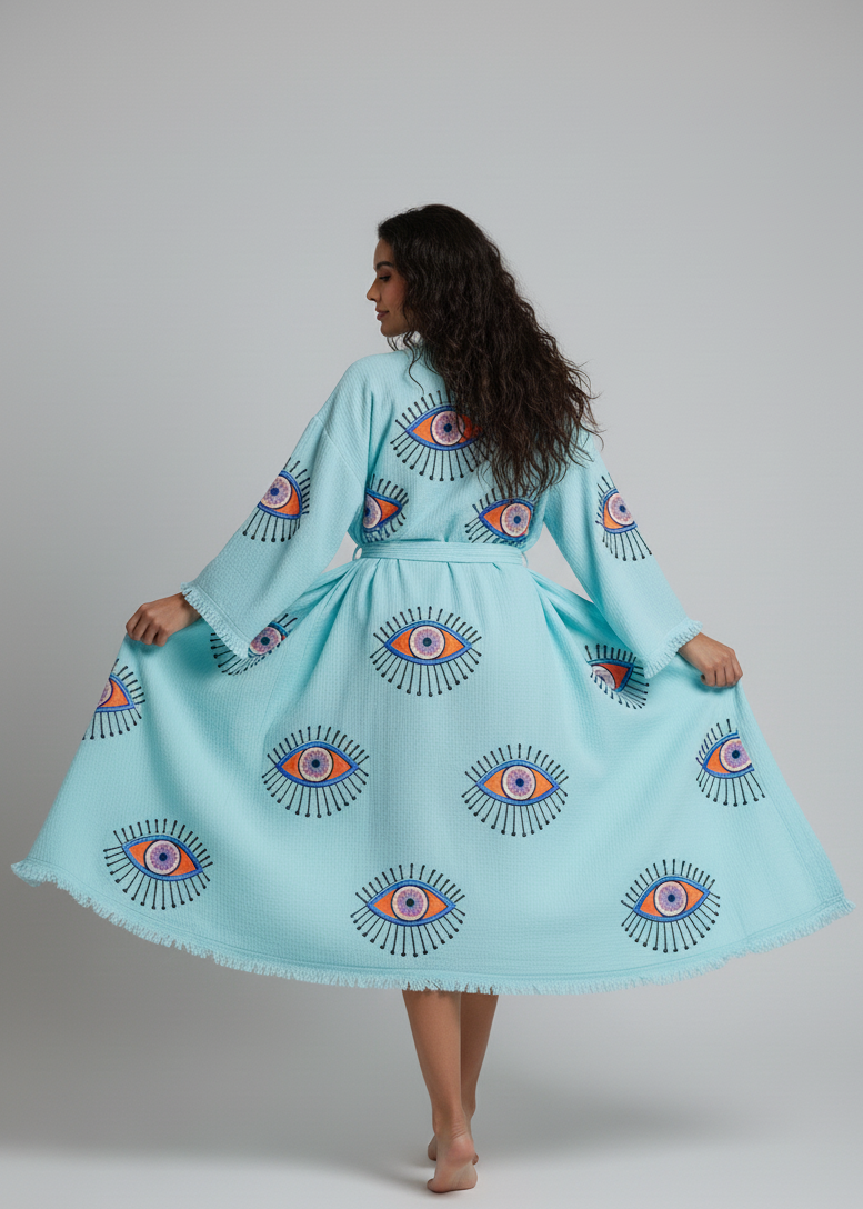 All Eyes On Me Kimono Natural