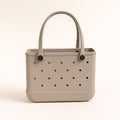 Everyday Small EVA Tote – Drift | Waterproof, Lightweight, Minimalist Neutral Mini Bag