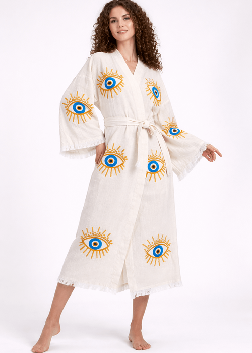 All Eyes On Me Kimono Natural