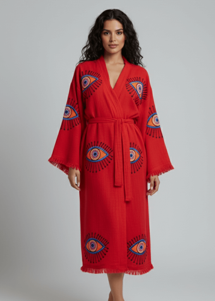 All Eyes On Me Kimono Natural