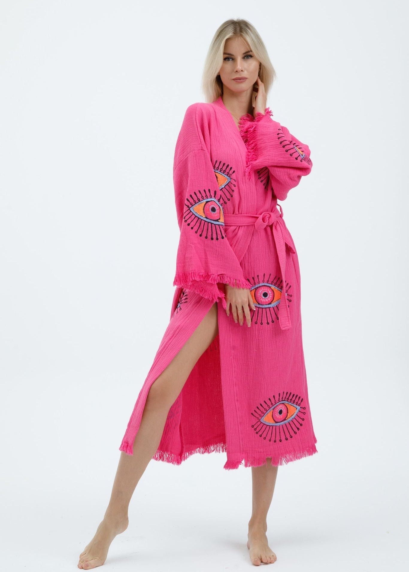 All Eyes On Me Kimono Natural