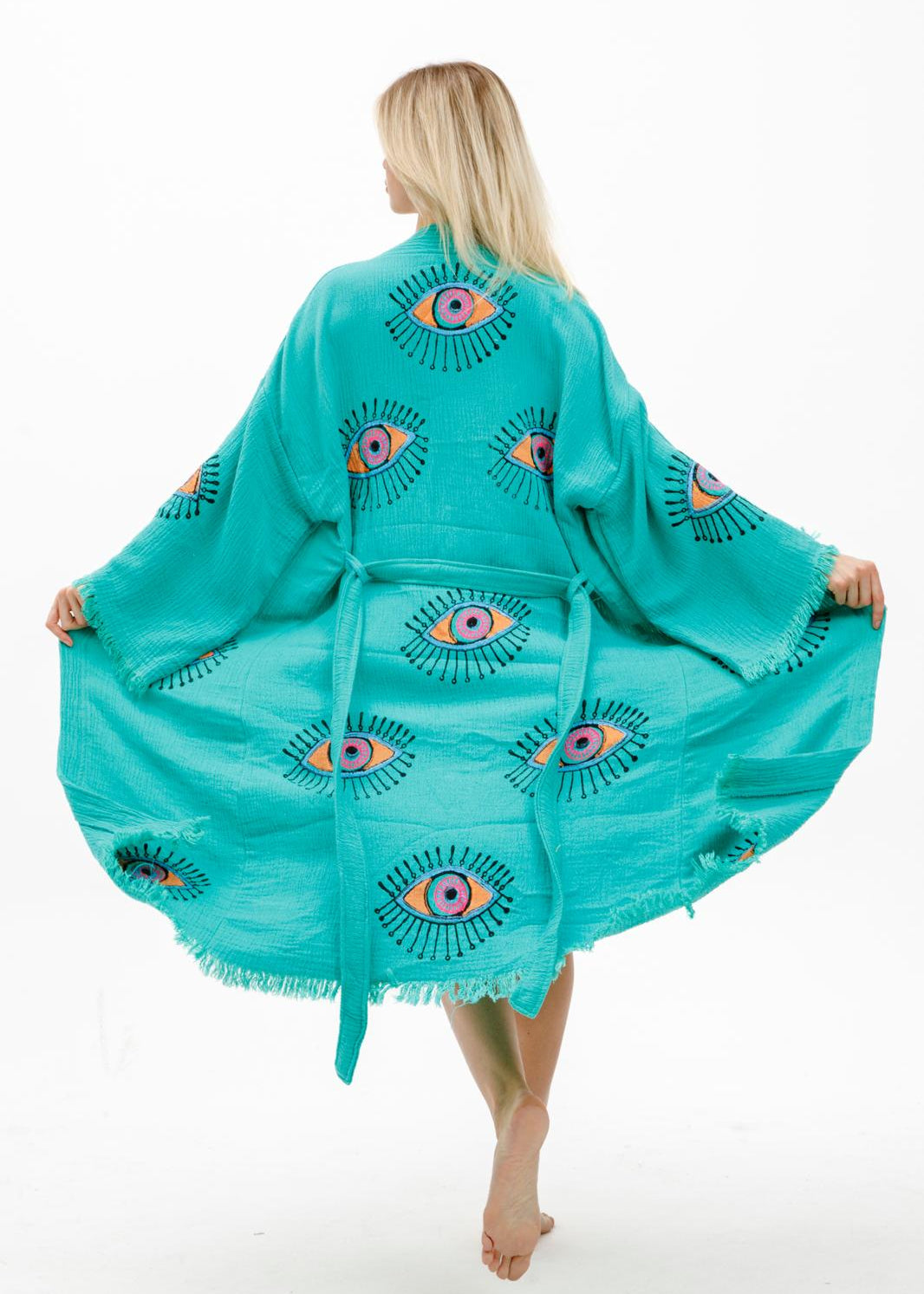 All Eyes On Me Kimono Natural