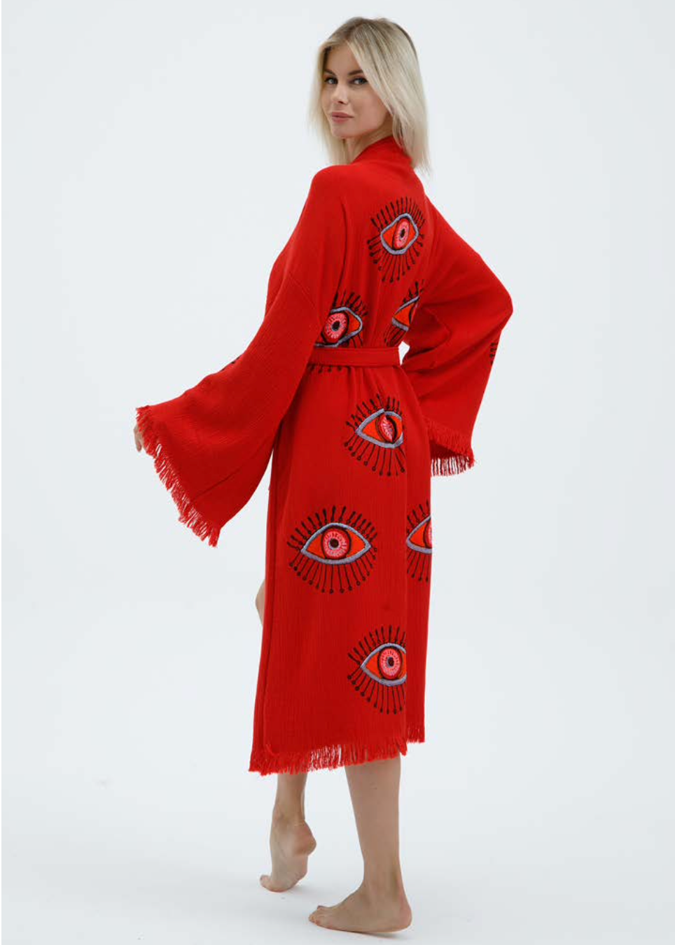 All Eyes On Me Kimono Natural